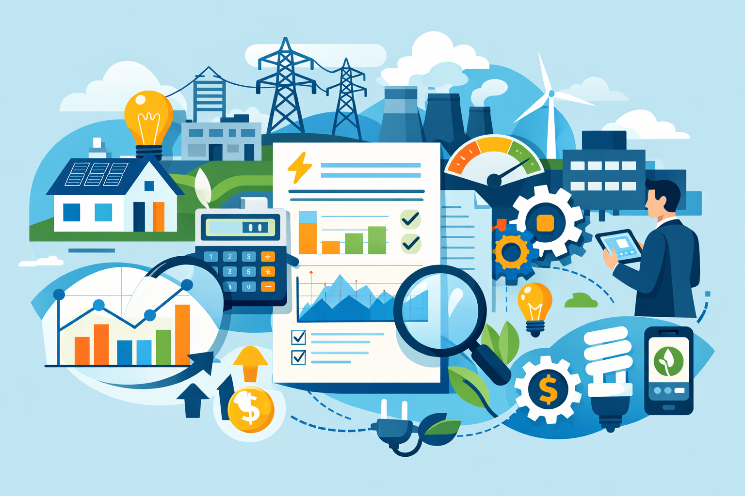 إدارة فواتير الكهرباء بسهولة: دليلك الشامل